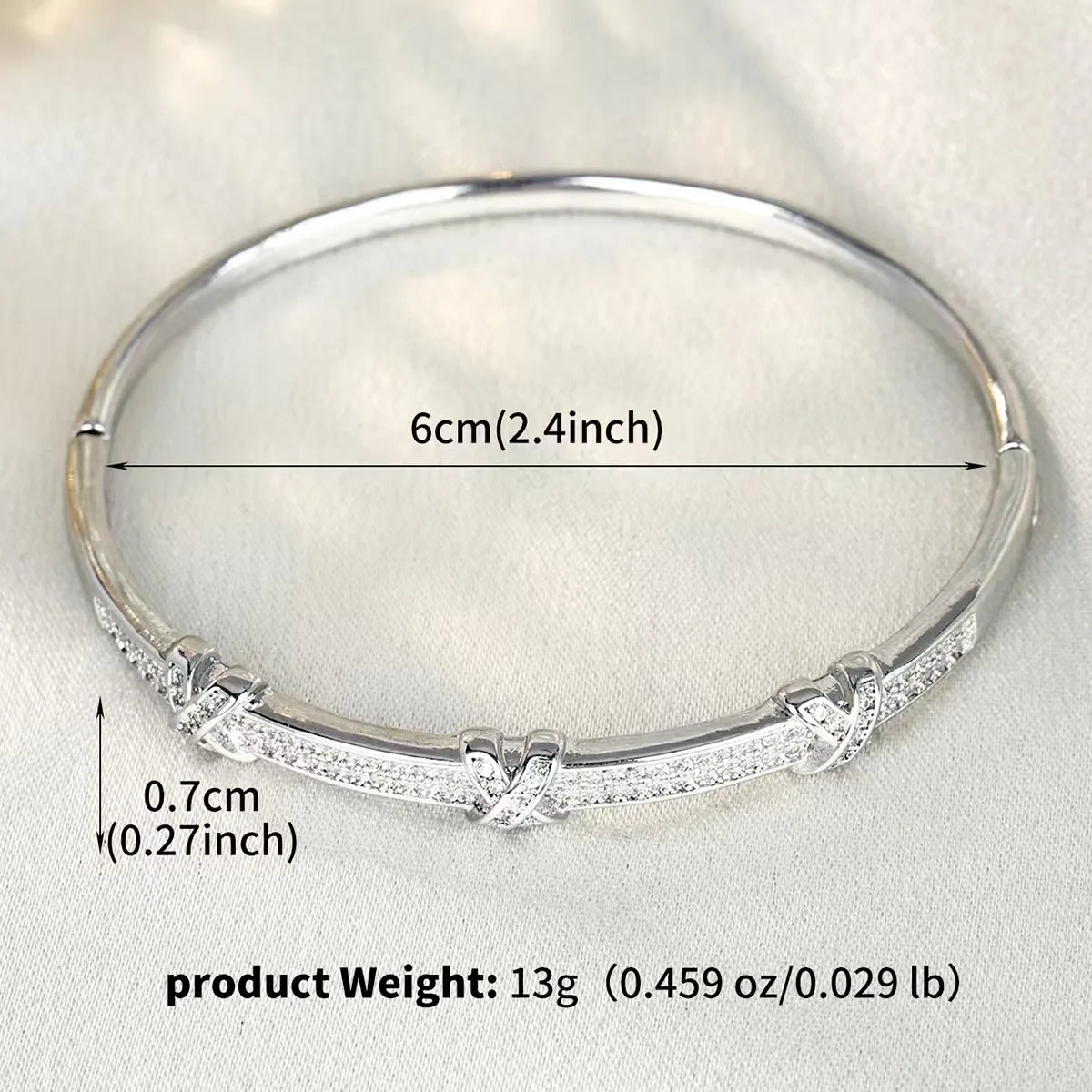 1 Open-Design Simple and Stylish Women's Bracelet – Fashion Jewelry, Perfect Gift for Girlfriend on Special Occasions